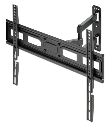Manhattan Wall Mount for TV & Monitors (Full Motion), For screens 32" to 65", VESA compatibility: all between 100x100mm to 600x400mm - check the dimensions of the four mounting holes on back of screen to ensure it fits, Max 35kg, Black, Bracket, Lifetime Warranty view 1