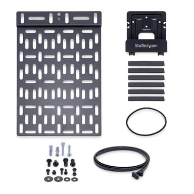 StarTech.com Universal TV Accessory Mount - Adjustable TV & Wall Mount Bracket - Media Players/Router/Modem/AV Switches & Extenders/Apple TV - Hidden Cable Box Mount Behind TV - 11lb (5kg) view 5