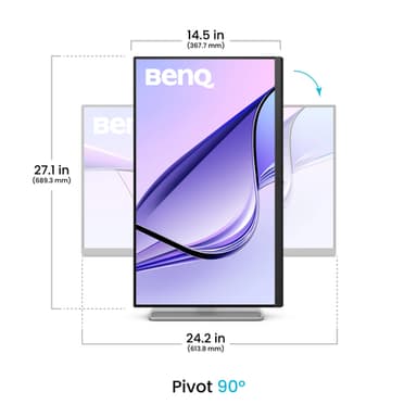 BenQ MA270UP computer monitor 68.6 cm (27") 3840 x 2160 pixels 4K Ultra HD White view 5