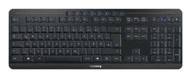 CHERRY Stream ultimate keyboard Home/Office USB + RF Wireless + Bluetooth QWERTZ German Black view 1
