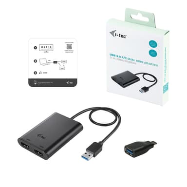 i-tec USB 3.0 / USB-C Dual 4K HDMI Video Adapter view 5