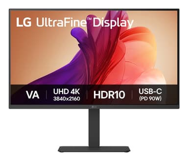 LG 32U720A-B computer monitor 81.3 cm (32") 3840 x 2160 pixels 4K Ultra HD LED Black view 1