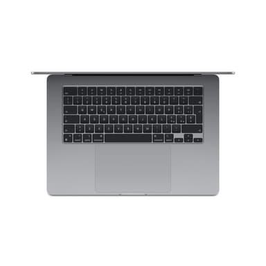 Apple MacBook Air Apple M M3 Laptop 38.9 cm (15.3") 16 GB 512 GB SSD Wi-Fi 6E (802.11ax) macOS Sonoma Grey view 2