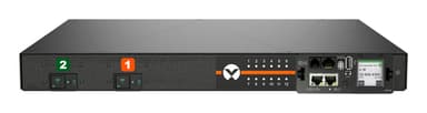 Vertiv Geist VP5G31A0 power distribution unit (PDU) 12 AC outlet(s) 1U Black view 1
