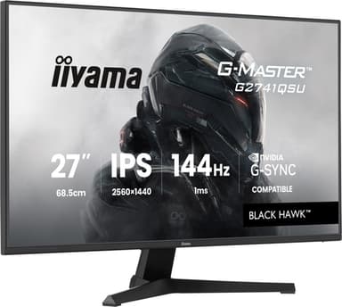 iiyama G-MASTER G2741QSU-B1 computer monitor 68.6 cm (27") 2560 x 1440 pixels 4K Ultra HD QLED Black view 3