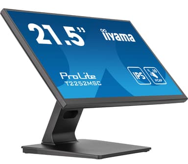 iiyama ProLite T2252MSC-B2 computer monitor 54.6 cm (21.5") 1920 x 1080 pixels Full HD LCD Touchscreen Black view 1