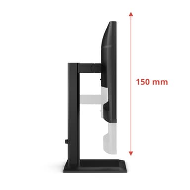 AOC 24E4U computer monitor 60.5 cm (23.8") 1920 x 1080 pixels Full HD LED Black view 4