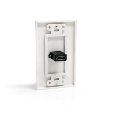 StarTech.com Single Outlet Female HDMI Wall Plate White view 2