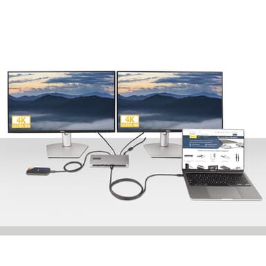 StarTech.com 6.6ft (2m) Active Thunderbolt 4 Cable, 40Gbps, 100W Power Delivery, 4K/8K Video, Intel-Certified Thunderbolt Cable - Compatible w/ USB4/Thunderbolt 4/ USB 3.2/ USB Type-C/DisplayPort/Thunderbolt 3 view 6