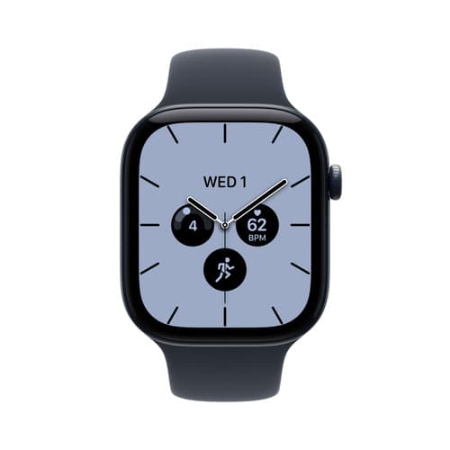 Apple Watch Series 12 GPS + Cellular 46mm Night Blue Ceramic Case with Navy Blue Sport Band - M/L