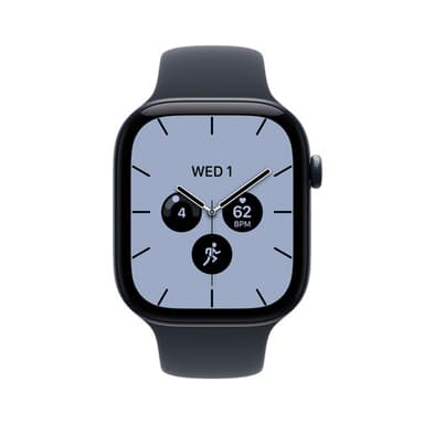 Apple Watch Series 12 GPS + Cellular 46mm Night Blue Ceramic Case with Navy Blue Sport Band - M/L view 2