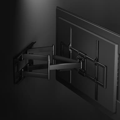 Manhattan Wall Mount for TV & Monitors (Full Motion), For screens 37" to 120", VESA compatibility: all between 200x200mm to 900x600mm - check the dimensions of the four mounting holes on back of screen to ensure it fits, Max 120kg, Black, Bracket,Lifetime Warranty view 11