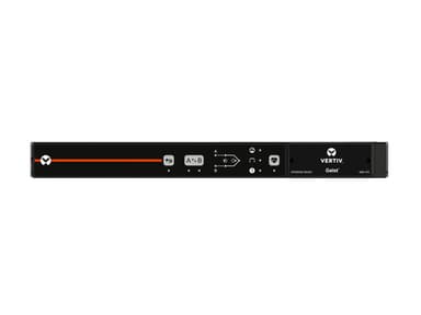 Vertiv Geist AU01X1R0-10L137-1C14C14A900-D power distribution unit (PDU) 10 AC outlet(s) 0U Black view 1