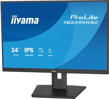 iiyama ProLite XB2495WSC-B1 computer monitor 61.2 cm (24.1") 1920 x 1200 pixels WUXGA LED Black view 7