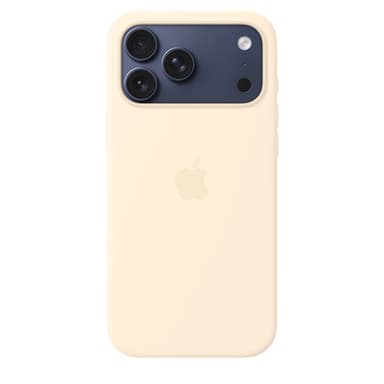 Apple iPhone 17 Pro Max Silicone Case with MagSafe – Vanilla view 3