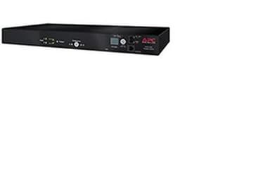 APC Rack-mount Transfer Switches power distribution unit (PDU) 1 AC outlet(s) Black view 1