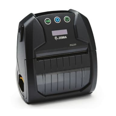 Zebra ZQ220 label printer Direct thermal 203 x 203 DPI 60 mm/sec Wired & Wireless Bluetooth view 1