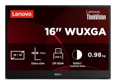 Lenovo ThinkVision M16 Monitor view 13