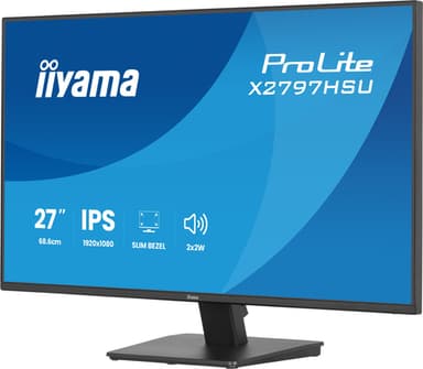 iiyama ProLite X2797HSU-B1 computer monitor 68.6 cm (27") 1920 x 1080 pixels Full HD LED Black view 5