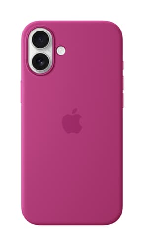 Apple iPhone 16 Plus Silicone Case with MagSafe - Fuchsia view 1