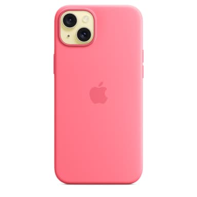Apple iPhone 15 Plus Silicone Case with MagSafe - Pink view 3
