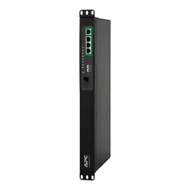 APC Easy Rack PDU, Switched, 1U, 1 Phase, 3.7kW, 230V, 16A, 8 x C13 outlets, IEC60320 C20 inlet view 2