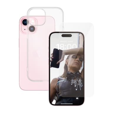 PanzerGlass SAFE. by ® 2-in-1 Bundle iPhone 15 | Bulk Clear screen protector Apple 50 pc(s) view 1