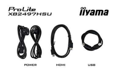 iiyama ProLite XB2497HSU-B1 computer monitor 60.5 cm (23.8") 1920 x 1080 pixels Full HD LED Black view 19