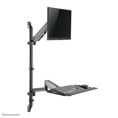 Neomounts WL90-325BL1 Sit-stand workstation wall 17-32" - gas spring view 11
