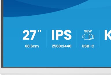 iiyama ProLite XB2797QSNP-W1 computer monitor 68.6 cm (27") 2560 x 1440 pixels Quad HD LCD White view 11