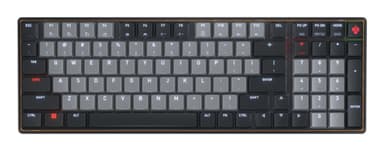 CHERRY KW 550 MX LP keyboard Home/Office USB + Bluetooth QZERTY US English Black view 1