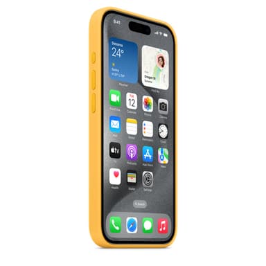 Apple iPhone 15 Pro Silicone Case with MagSafe - Sunshine view 4