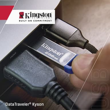 Kingston Technology DataTraveler 256GB Kyson 220MB/s Metal USB 3.2 Gen 1 view 5