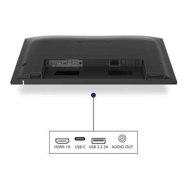 Philips 1000 series 24E1N1300AE/00 computer monitor 60.5 cm (23.8") 1920 x 1080 pixels Full HD LCD Black view 4