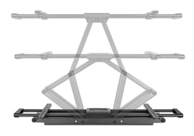 Manhattan Wall Mount for TV & Monitors (Full Motion), For screens 37" to 120", VESA compatibility: all between 200x200mm to 900x600mm - check the dimensions of the four mounting holes on back of screen to ensure it fits, Max 120kg, Black, Bracket,Lifetime Warranty view 8