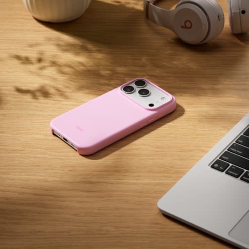 Apple Beats iPhone 17 Pro Case with MagSafe and Camera Control – Pebble Pink