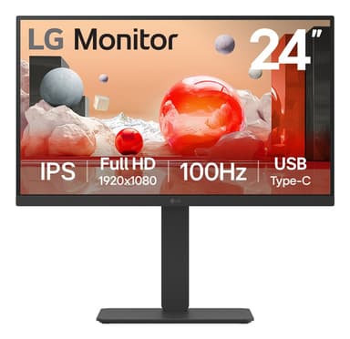 LG 24BA650-B computer monitor 60.5 cm (23.8") 1920 x 1080 pixels Full HD LED Black view 9