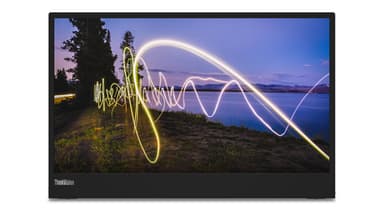 Lenovo ThinkVision M15 computer monitor 39.6 cm (15.6") 1920 x 1080 pixels Full HD LED Black view 1