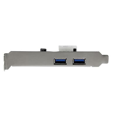 StarTech.com 2 Port PCI Express PCIe SuperSpeed (5Gbps) USB 3.0 Card Adapter with UASP - LP4 Power view 3