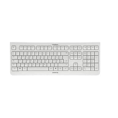 CHERRY KW 3000 keyboard Universal RF Wireless QWERTZ German White view 1