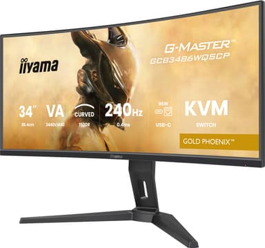 iiyama G-MASTER GCB3486WQSCP-B1 computer monitor 86.4 cm (34") 3440 x 1440 pixels UltraWide Quad HD Black view 7