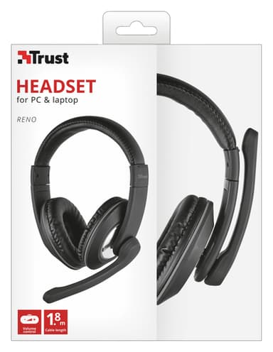 Trust 21662 headphones/headset Wired Head-band Calls/Music Black view 6