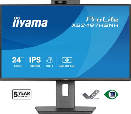 iiyama ProLite XB2497HSNH-B1 computer monitor 60.5 cm (23.8") 1920 x 1080 pixels Full HD LED Black