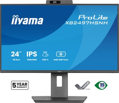 iiyama ProLite XB2497HSNH-B1 computer monitor 60.5 cm (23.8") 1920 x 1080 pixels Full HD LED Black view 2