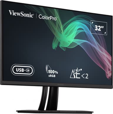 Viewsonic VP56 computer monitor 81.3 cm (32") 3840 x 2160 pixels 4K Ultra HD LED Black view 4