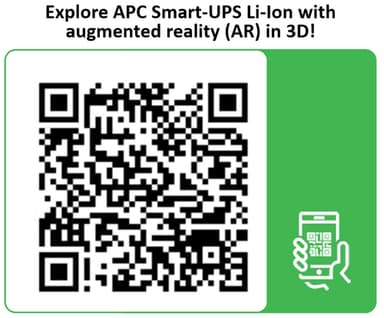 APC Smart-UPS On-Line, 1500VA, Rackmount 3U, 230V, 8x C13 IEC outlets, SmartSlot, Extended runtime, W/ rail kit, W/ Lithium-ion external battery view 4