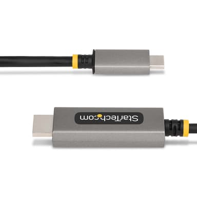 StarTech.com 6.6ft (2m) USB-C to HDMI Adapter Cable, 8K 60Hz, 4K 144Hz, HDR10, USB Type-C to HDMI 2.1 Video Converter Cable, USB-C DP Alt Mode/USB4/Thunderbolt Compatible - USB-C Laptop to HDMI view 4