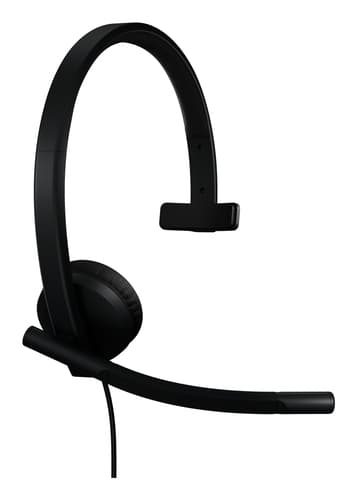 Logitech H570E Headset Wired Head-band Office/Call center USB Type-C Black