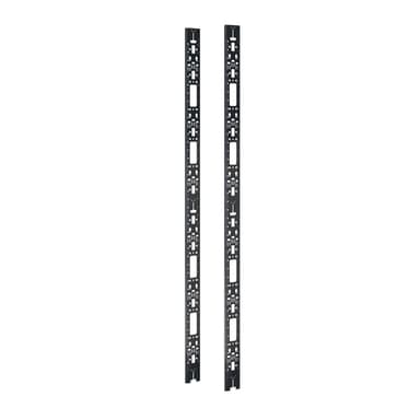APC NetShelter Cable Management, Vertical Cable Manager, for NetShelter SX 48U, Black, 117 x 2197 x 16 mm view 1