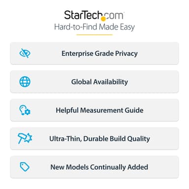 StarTech.com 24-inch 16:9 Computer Monitor Privacy Screen, Hanging Acrylic Filter, Quick-Install Security Shield, Monitor Screen Protector, +/- 30 Deg. View, Glossy - TAA view 15
